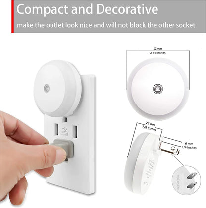 Luminária LED Noturna Inteligente com Sensor de Luz